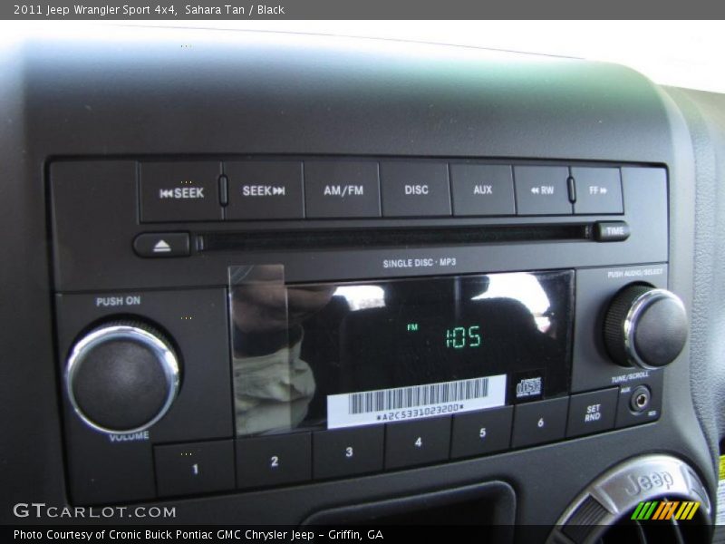 Sahara Tan / Black 2011 Jeep Wrangler Sport 4x4