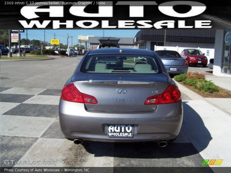 Platinum Graphite / Stone 2009 Infiniti G 37 Journey Sedan