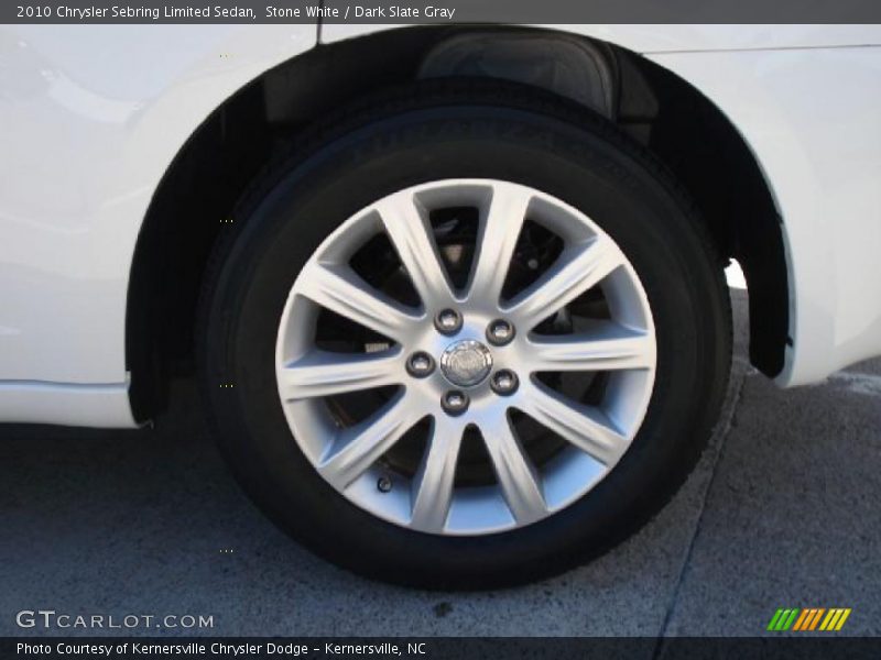 Stone White / Dark Slate Gray 2010 Chrysler Sebring Limited Sedan