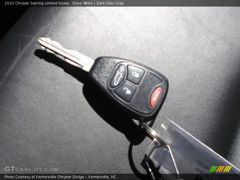 Stone White / Dark Slate Gray 2010 Chrysler Sebring Limited Sedan