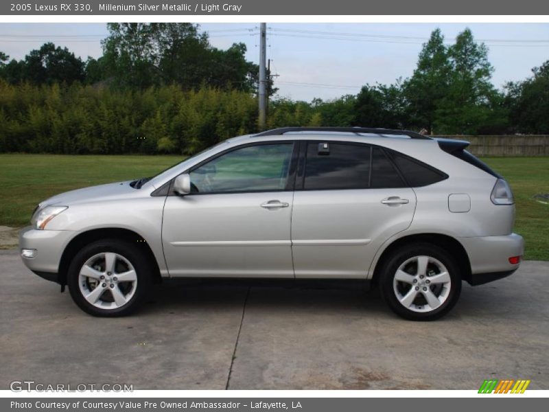 Millenium Silver Metallic / Light Gray 2005 Lexus RX 330
