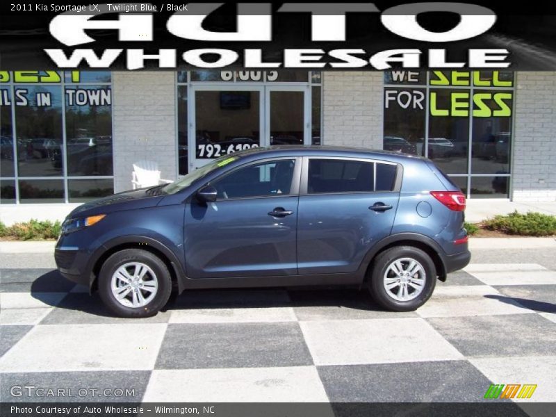 Twilight Blue / Black 2011 Kia Sportage LX