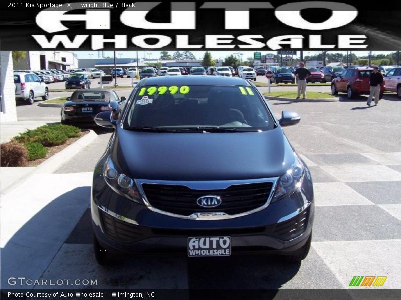 Twilight Blue / Black 2011 Kia Sportage LX