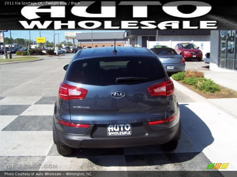 Twilight Blue / Black 2011 Kia Sportage LX