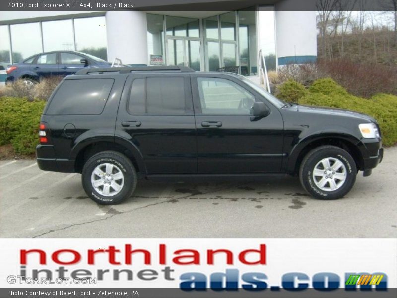 Black / Black 2010 Ford Explorer XLT 4x4
