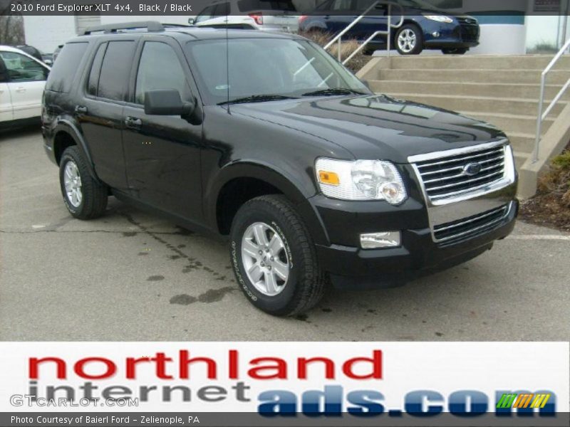 Black / Black 2010 Ford Explorer XLT 4x4