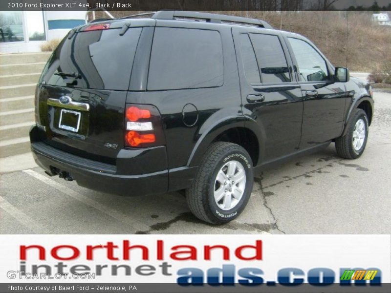 Black / Black 2010 Ford Explorer XLT 4x4