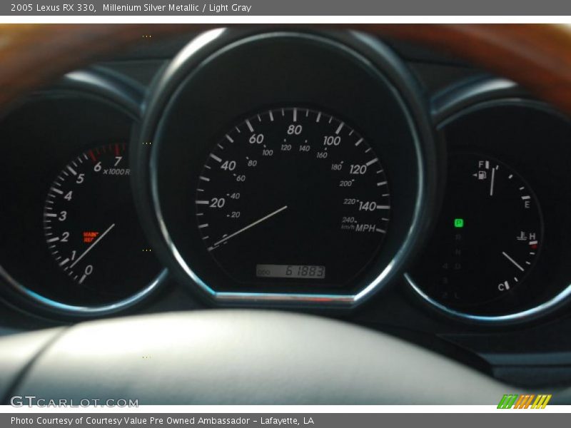 Millenium Silver Metallic / Light Gray 2005 Lexus RX 330