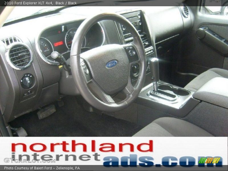 Black / Black 2010 Ford Explorer XLT 4x4