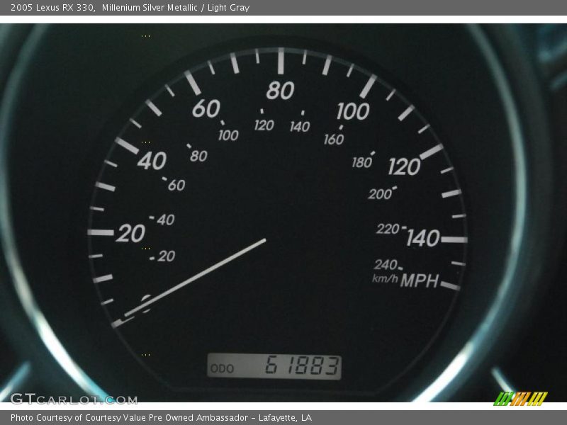 Millenium Silver Metallic / Light Gray 2005 Lexus RX 330