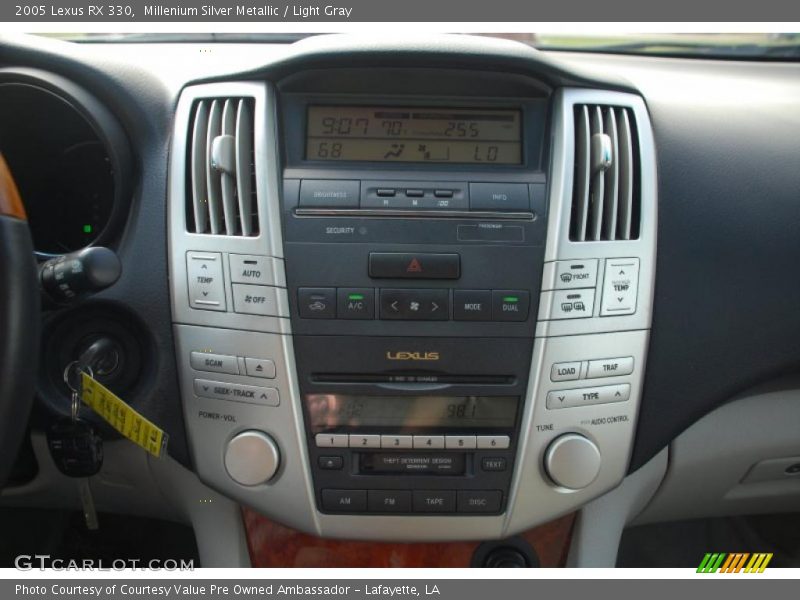 Millenium Silver Metallic / Light Gray 2005 Lexus RX 330