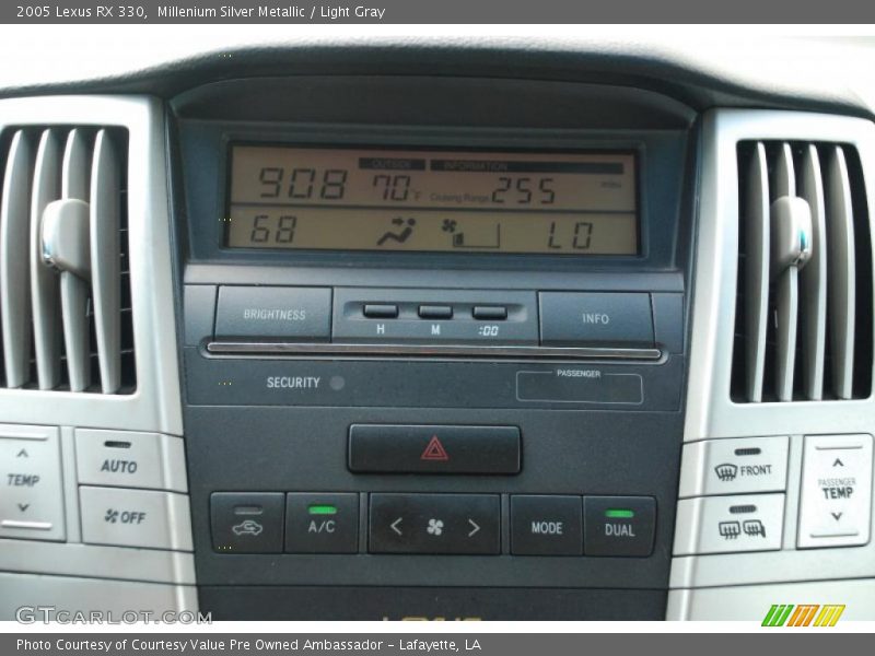 Millenium Silver Metallic / Light Gray 2005 Lexus RX 330
