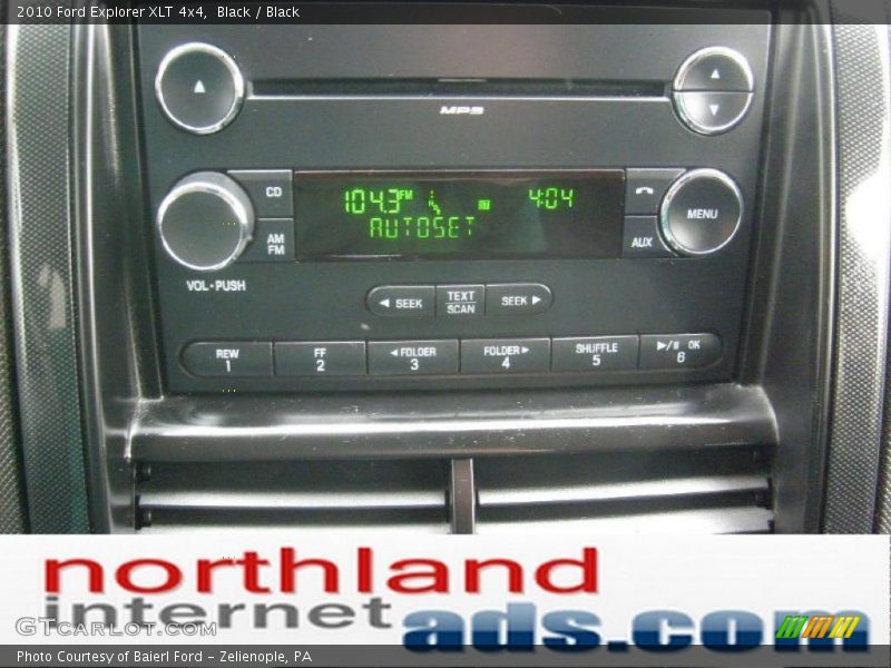 Black / Black 2010 Ford Explorer XLT 4x4