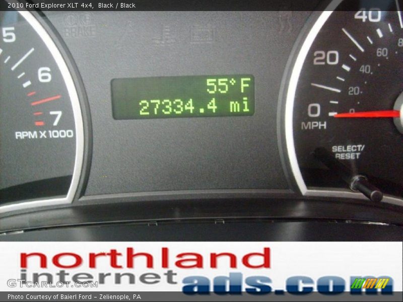 Black / Black 2010 Ford Explorer XLT 4x4