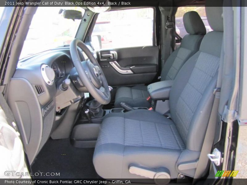  2011 Wrangler Call of Duty: Black Ops Edition 4x4 Black Interior