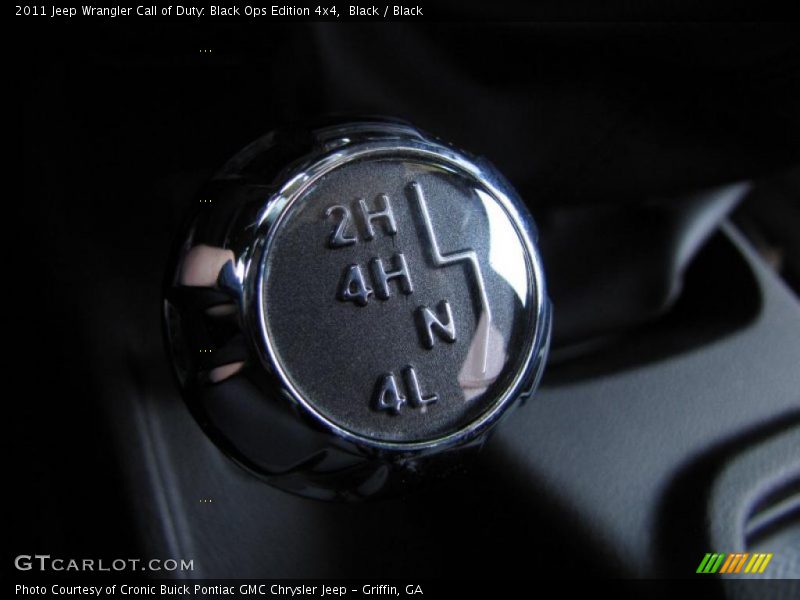  2011 Wrangler Call of Duty: Black Ops Edition 4x4 6 Speed Manual Shifter