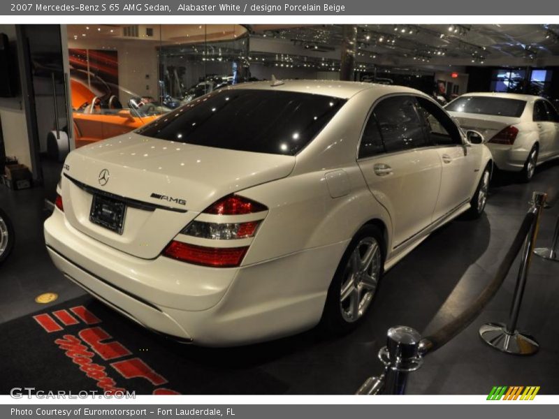 Alabaster White / designo Porcelain Beige 2007 Mercedes-Benz S 65 AMG Sedan