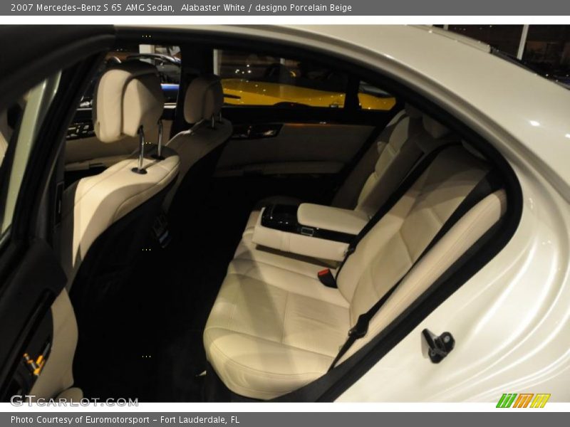 Alabaster White / designo Porcelain Beige 2007 Mercedes-Benz S 65 AMG Sedan