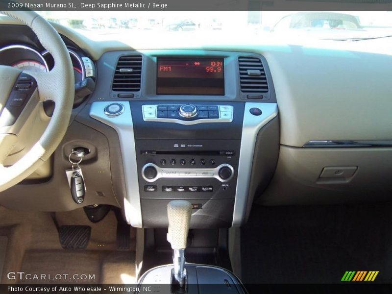 Deep Sapphire Metallic / Beige 2009 Nissan Murano SL