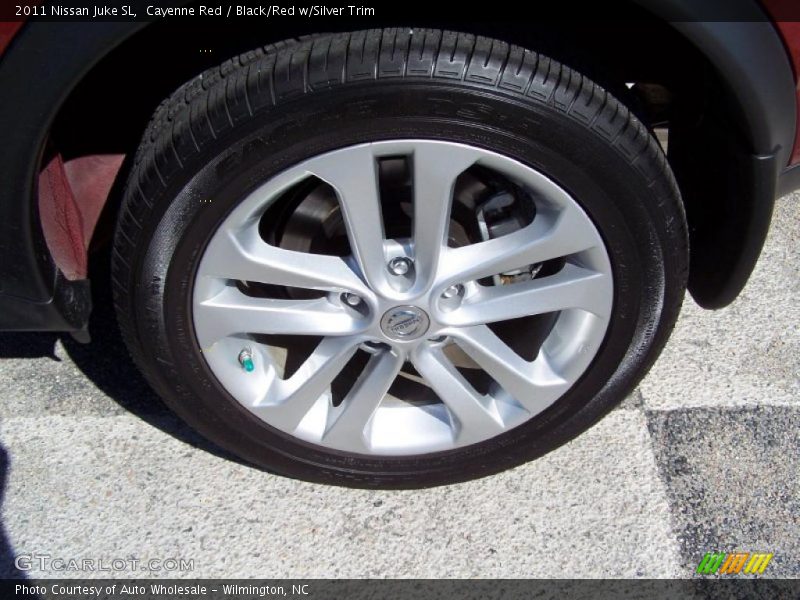 Cayenne Red / Black/Red w/Silver Trim 2011 Nissan Juke SL