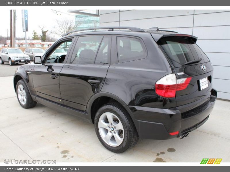 Jet Black / Black 2008 BMW X3 3.0si