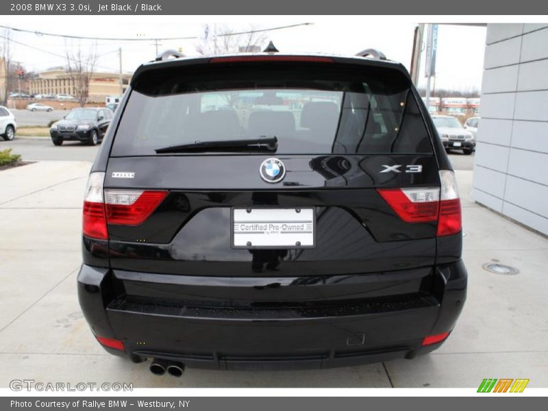 Jet Black / Black 2008 BMW X3 3.0si