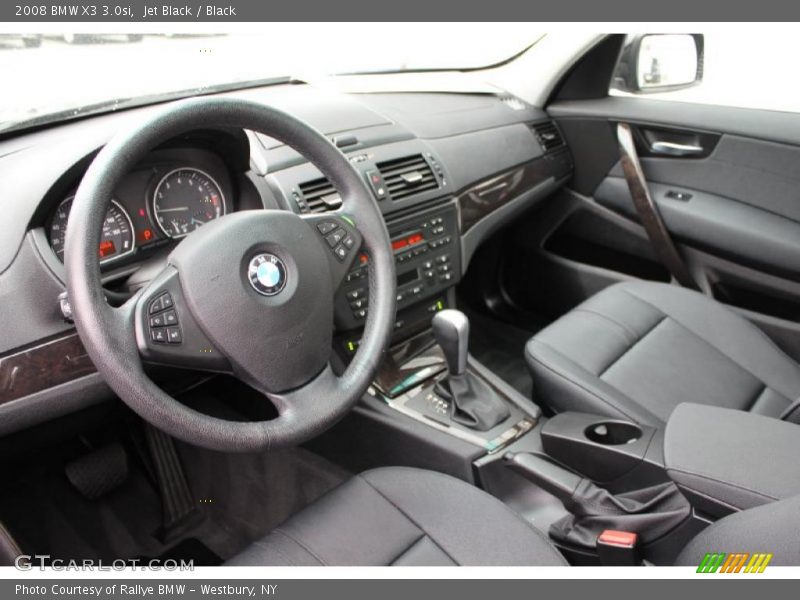 Jet Black / Black 2008 BMW X3 3.0si