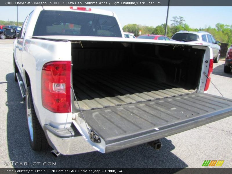 Summit White / Light Titanium/Dark Titanium 2008 Chevrolet Silverado 1500 LTZ Crew Cab