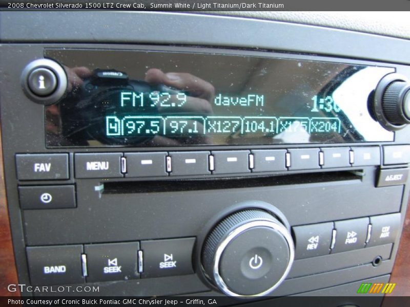 Summit White / Light Titanium/Dark Titanium 2008 Chevrolet Silverado 1500 LTZ Crew Cab