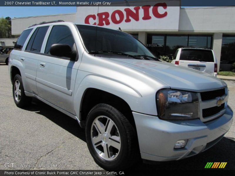 Moondust Metallic / Light Gray 2007 Chevrolet TrailBlazer LT