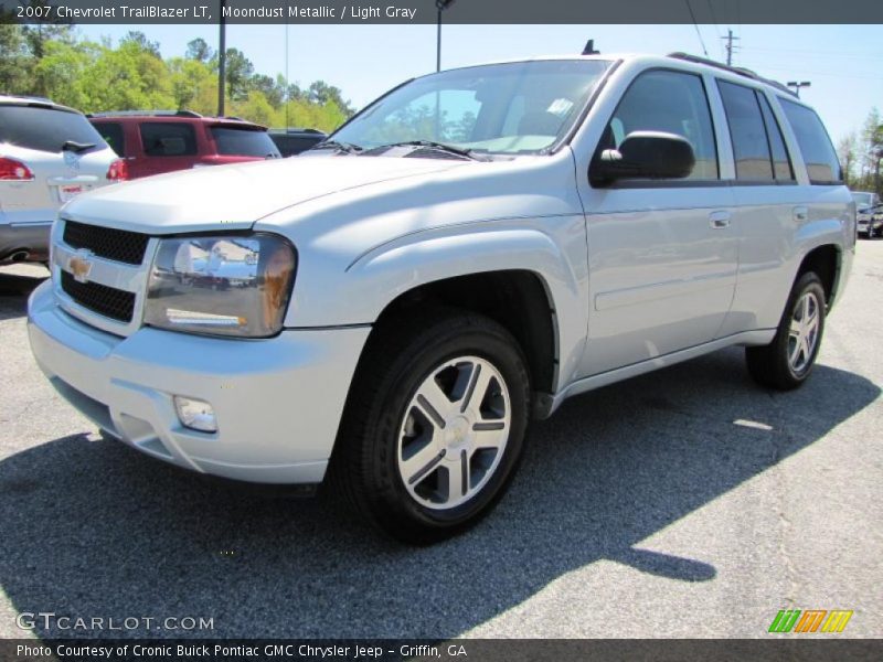 Moondust Metallic / Light Gray 2007 Chevrolet TrailBlazer LT