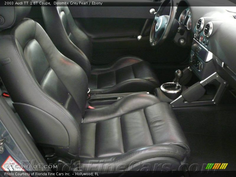 Dolomite Grey Pearl / Ebony 2003 Audi TT 1.8T Coupe
