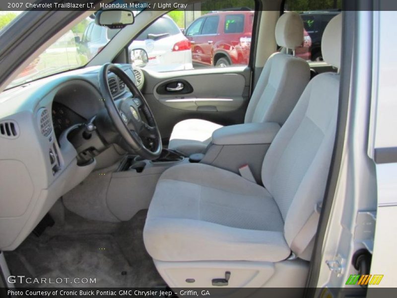 Moondust Metallic / Light Gray 2007 Chevrolet TrailBlazer LT