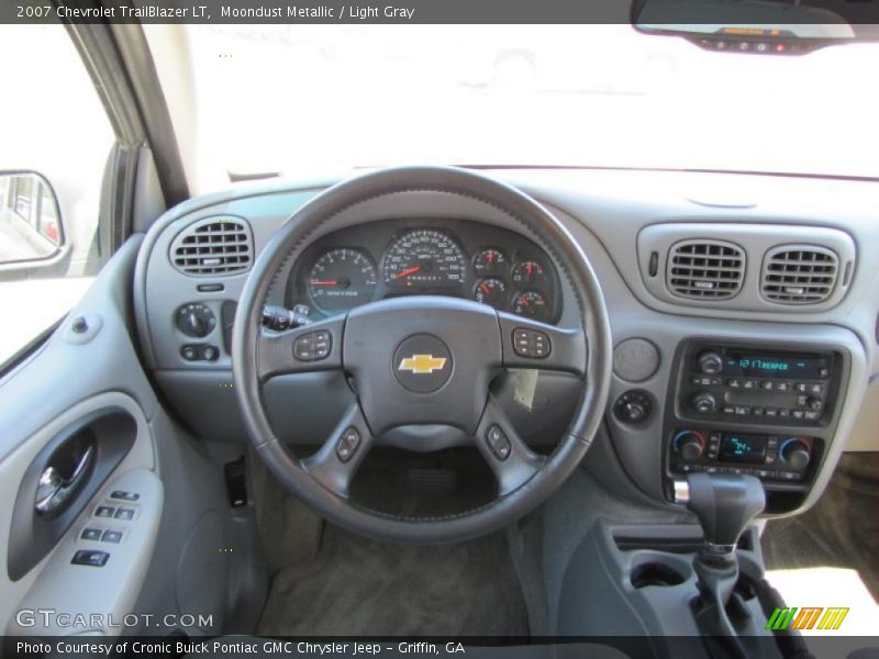 Moondust Metallic / Light Gray 2007 Chevrolet TrailBlazer LT