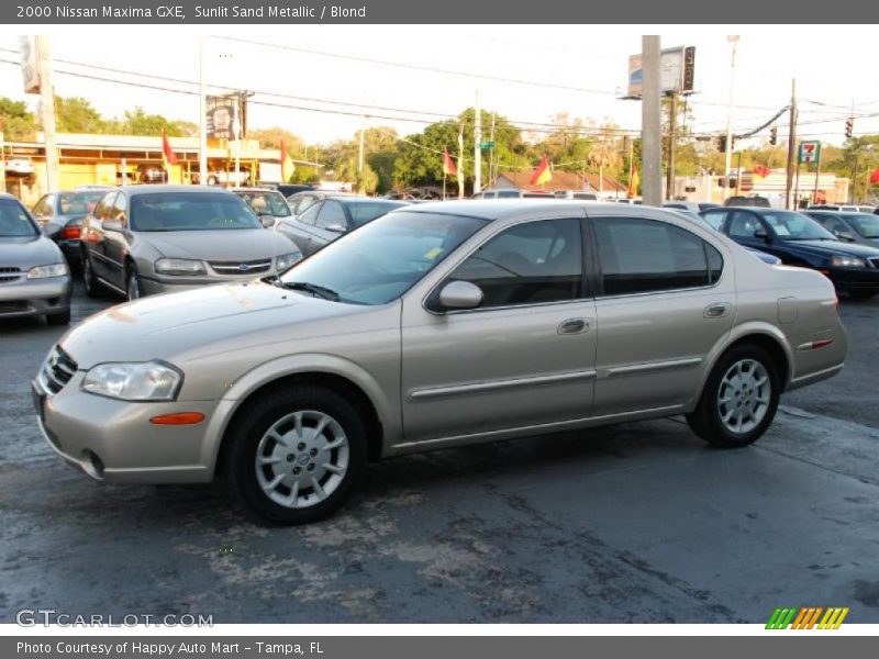 Sunlit Sand Metallic / Blond 2000 Nissan Maxima GXE