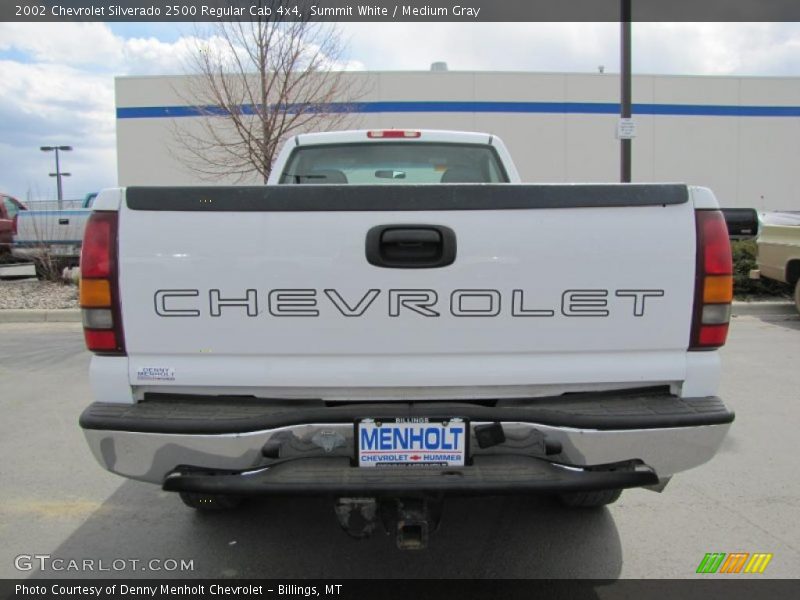 Summit White / Medium Gray 2002 Chevrolet Silverado 2500 Regular Cab 4x4