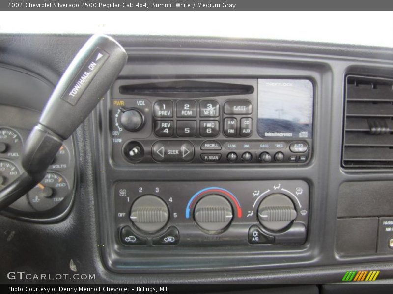 Controls of 2002 Silverado 2500 Regular Cab 4x4