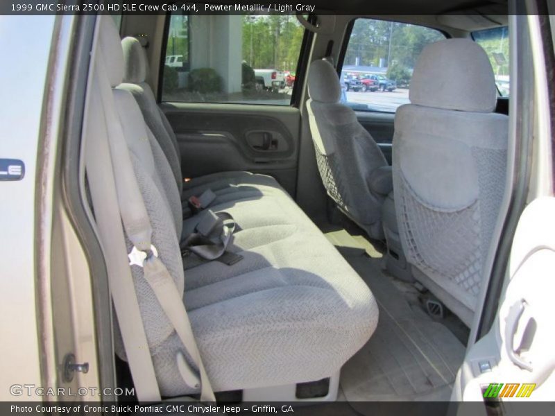 Pewter Metallic / Light Gray 1999 GMC Sierra 2500 HD SLE Crew Cab 4x4