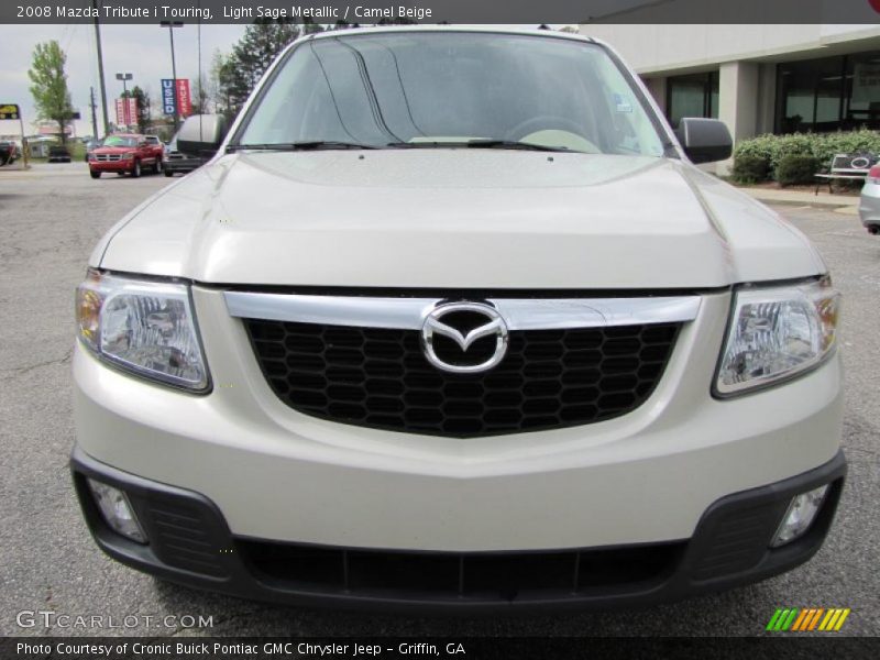 Light Sage Metallic / Camel Beige 2008 Mazda Tribute i Touring