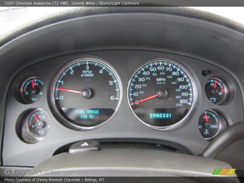  2007 Avalanche LTZ 4WD LTZ 4WD Gauges