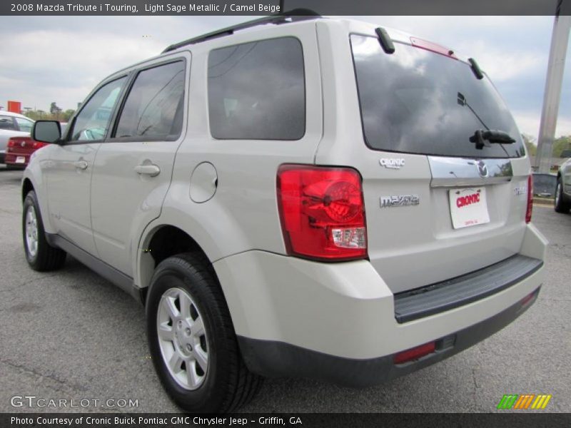 Light Sage Metallic / Camel Beige 2008 Mazda Tribute i Touring