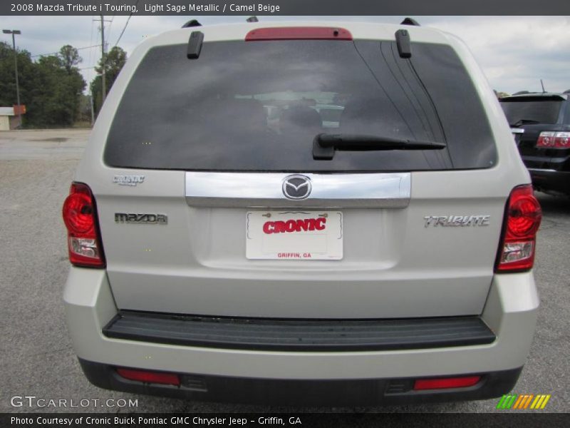 Light Sage Metallic / Camel Beige 2008 Mazda Tribute i Touring