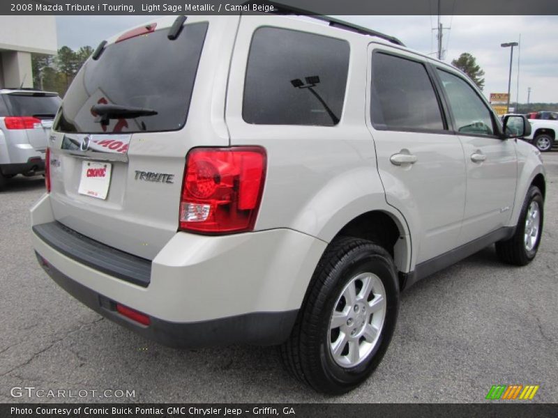 Light Sage Metallic / Camel Beige 2008 Mazda Tribute i Touring