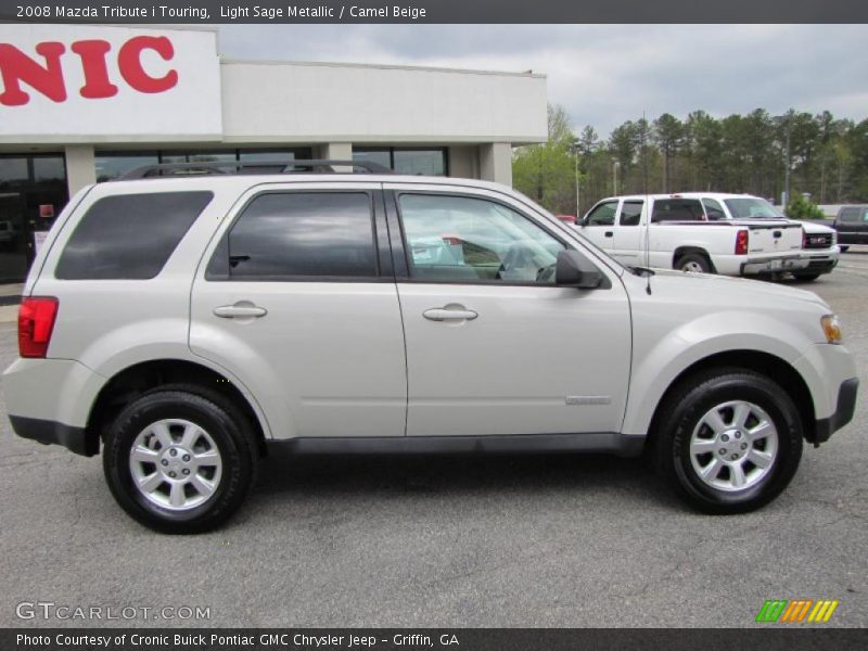 Light Sage Metallic / Camel Beige 2008 Mazda Tribute i Touring