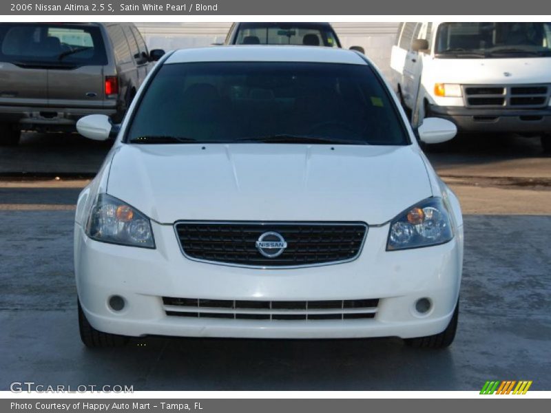 Satin White Pearl / Blond 2006 Nissan Altima 2.5 S