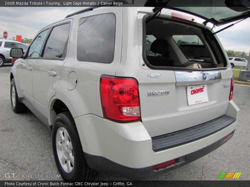 Light Sage Metallic / Camel Beige 2008 Mazda Tribute i Touring