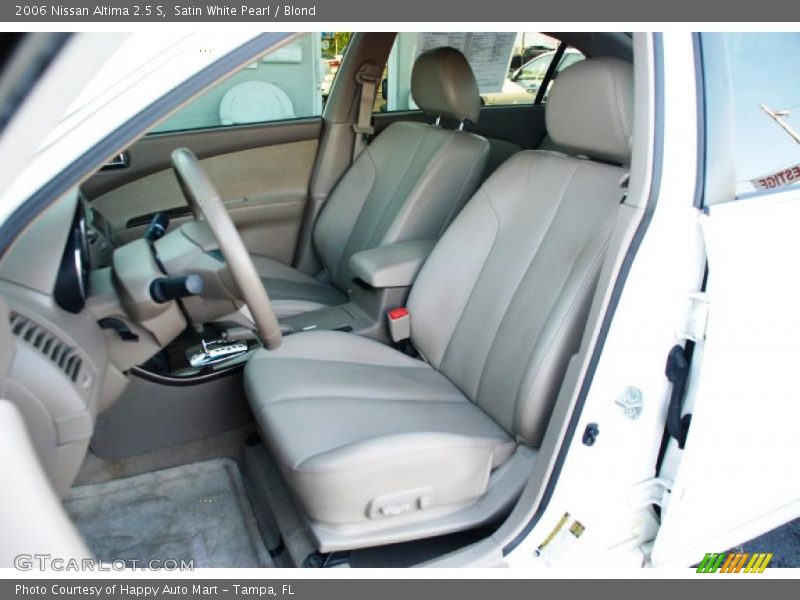 Satin White Pearl / Blond 2006 Nissan Altima 2.5 S