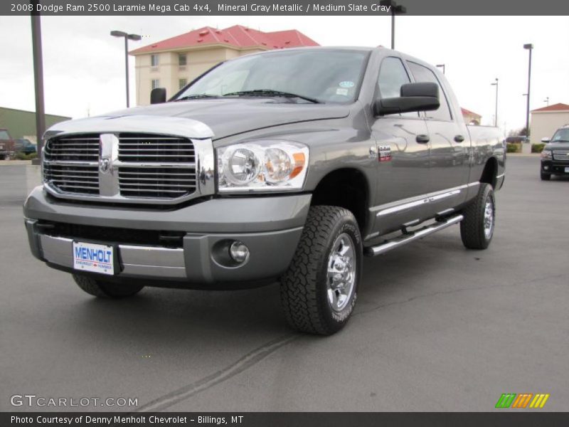 Mineral Gray Metallic / Medium Slate Gray 2008 Dodge Ram 2500 Laramie Mega Cab 4x4