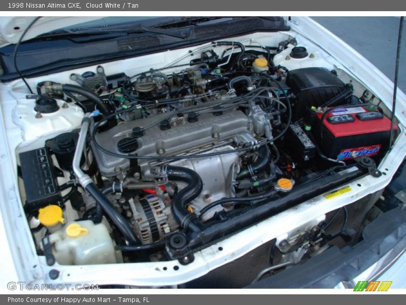  1998 Altima GXE Engine - 2.4 Liter DOHC 16-Valve 4 Cylinder