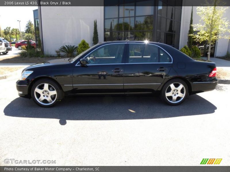 Black Onyx / Black 2006 Lexus LS 430